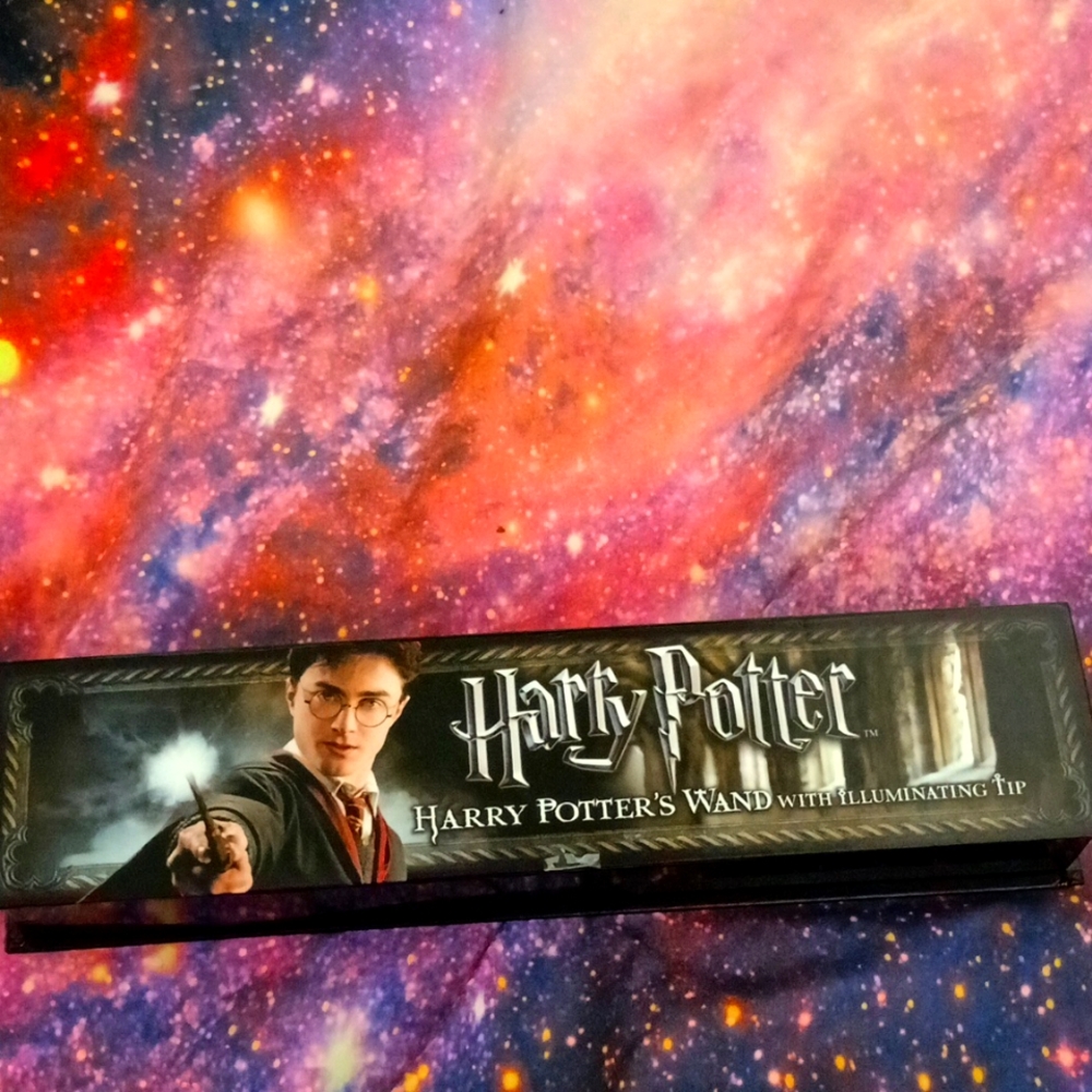 Harry Potter wand with illuminating tip
